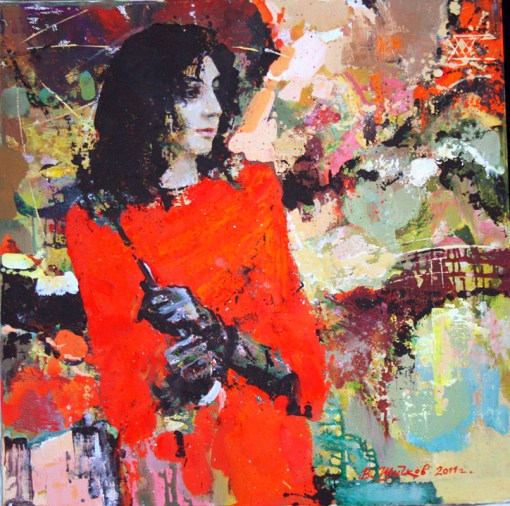 Париж 70х70 х.м. 2011г.