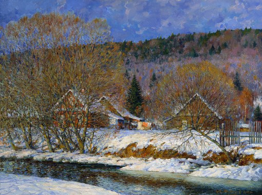 Весна 75 x 100 сm