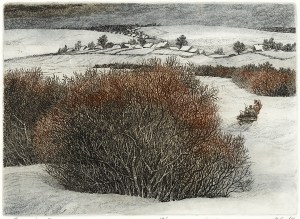 Зимний путь 21х26 см