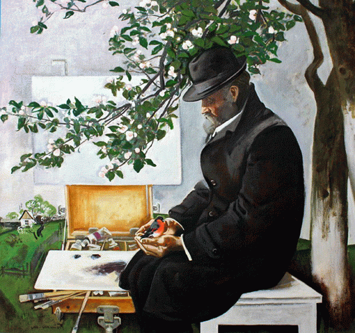 Снегирь.-х.м.-70х74.-2007-г.